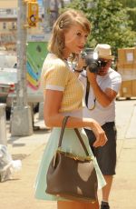 TAYLOR SWIFT in Short Skirt Out in New York 0107