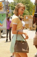 TAYLOR SWIFT in Short Skirt Out in New York 0107