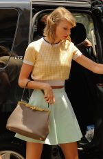 TAYLOR SWIFT in Short Skirt Out in New York 0107
