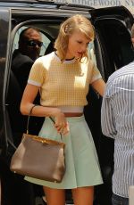 TAYLOR SWIFT in Short Skirt Out in New York 0107