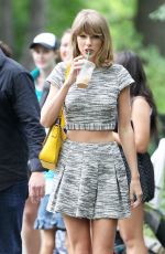 TAYLOR SWIFT in Skirt Out in New York 2407