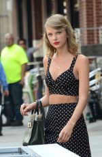 TAYLOR SWIFT in Tank Top Out in New York