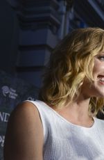 TRICIA HELFER at Outlander Panel at Comic-con 2014 in San Diego