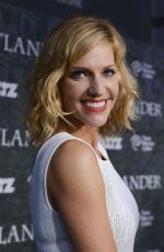 TRICIA HELFER at Outlander Panel at Comic-con 2014 in San Diego