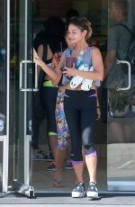VANESSA HUDGENS at a Gym in Los Angeles
