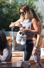 VANESSA HUDGENS at a Gym in Los Angeles