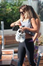 VANESSA HUDGENS at a Gym in Los Angeles
