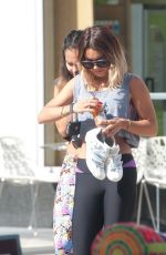 VANESSA HUDGENS at a Gym in Los Angeles