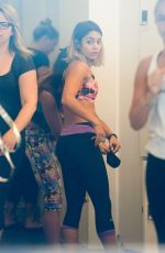 VANESSA HUDGENS at a Gym in Los Angeles