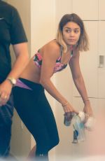 VANESSA HUDGENS at a Gym in Los Angeles