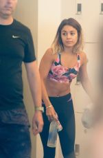 VANESSA HUDGENS at a Gym in Los Angeles