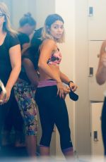 VANESSA HUDGENS at a Gym in Los Angeles