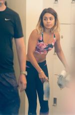 VANESSA HUDGENS at a Gym in Los Angeles