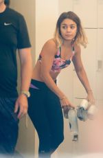 VANESSA HUDGENS at a Gym in Los Angeles