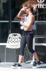 VANESSA HUDGENS at a Gym in Los Angeles