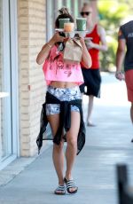 VANESSA HUDGENS Leaves Starbuck in Universal City