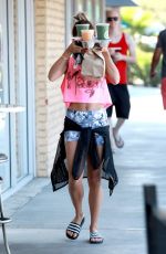 VANESSA HUDGENS Leaves Starbuck in Universal City