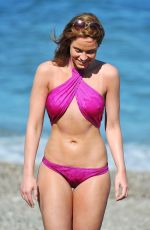 VICKY PATTISON at a Beach in Marbella