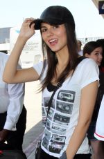 VICTORIA JUSTICE at LAX Airport inLs Angeles