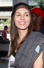 VICTORIA JUSTICE at LAX Airport inLs Angeles