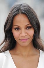 ZOE SALDANA at Guardians of the Galaxy Photocall in London