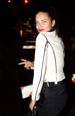 ADRIANNA LIMA Arrives at Rihanna and Eminem Concert in Pasadena