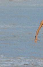 ALESSANDRA AMBROSIO in Bikini at a Beach in Los Angeles