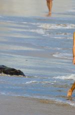 ALESSANDRA AMBROSIO in Bikini at a Beach in Los Angeles