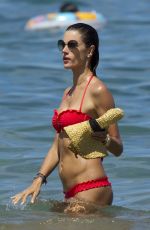 ALESSANDRA AMBROSIO in Bikini on the Beach in Hawaii 1308