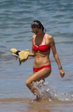 ALESSANDRA AMBROSIO in Bikini on the Beach in Hawaii 1308
