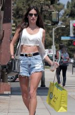 ALESSANDRA AMBROSIO Leaves Planet Blue in Brentwood
