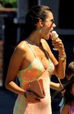 ALESSANDRA AMBROSIO Out and About in Brentwood Country