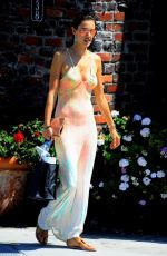 ALESSANDRA AMBROSIO Out and About in Brentwood Country