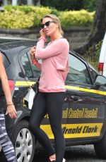ALEX GERRARD Leaves a Gym in London