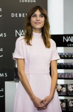 ALEXA CHUNG at Alexa Manicure Launch at Debenhams