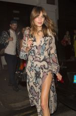 ALEXA CHUNG at Nick Grimshaw