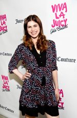 ALEXANDRA DADDARIO at Viva La Juicy Gold Couture Launch