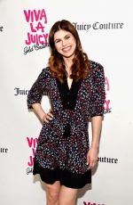 ALEXANDRA DADDARIO at Viva La Juicy Gold Couture Launch