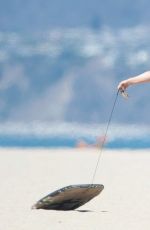 ALI LARTER at a Beach in Los Angeles