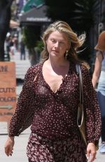 ALI LARTER Heading to a Nail Salon in Los Angeles