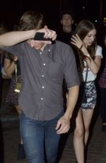 ALISON BRIE Leaves the Wiltern in Los Angeles