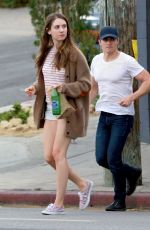 ALISON BRIE Out and About in Los Angeles