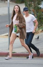 ALISON BRIE Out and About in Los Angeles