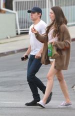 ALISON BRIE Out and About in Los Angeles