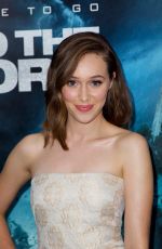 ALYCIA DEBNAM-CAREY at Into the Storm Premiere in New York