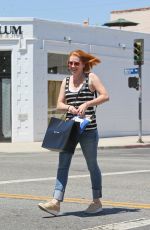 ALYSON HANNIGAN Out and About in West Hollywood