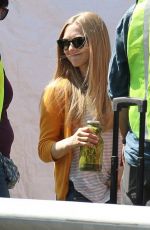 AMANDA SEYFRIED Arrives at Set of Ted 2 in Boston
