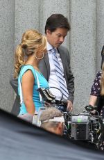 AMANDA SEYFRIED on the Set of Ted 2 in Boston