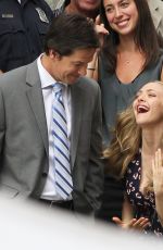 AMANDA SEYFRIED on the Set of Ted 2 in Boston