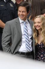 AMANDA SEYFRIED on the Set of Ted 2 in Boston